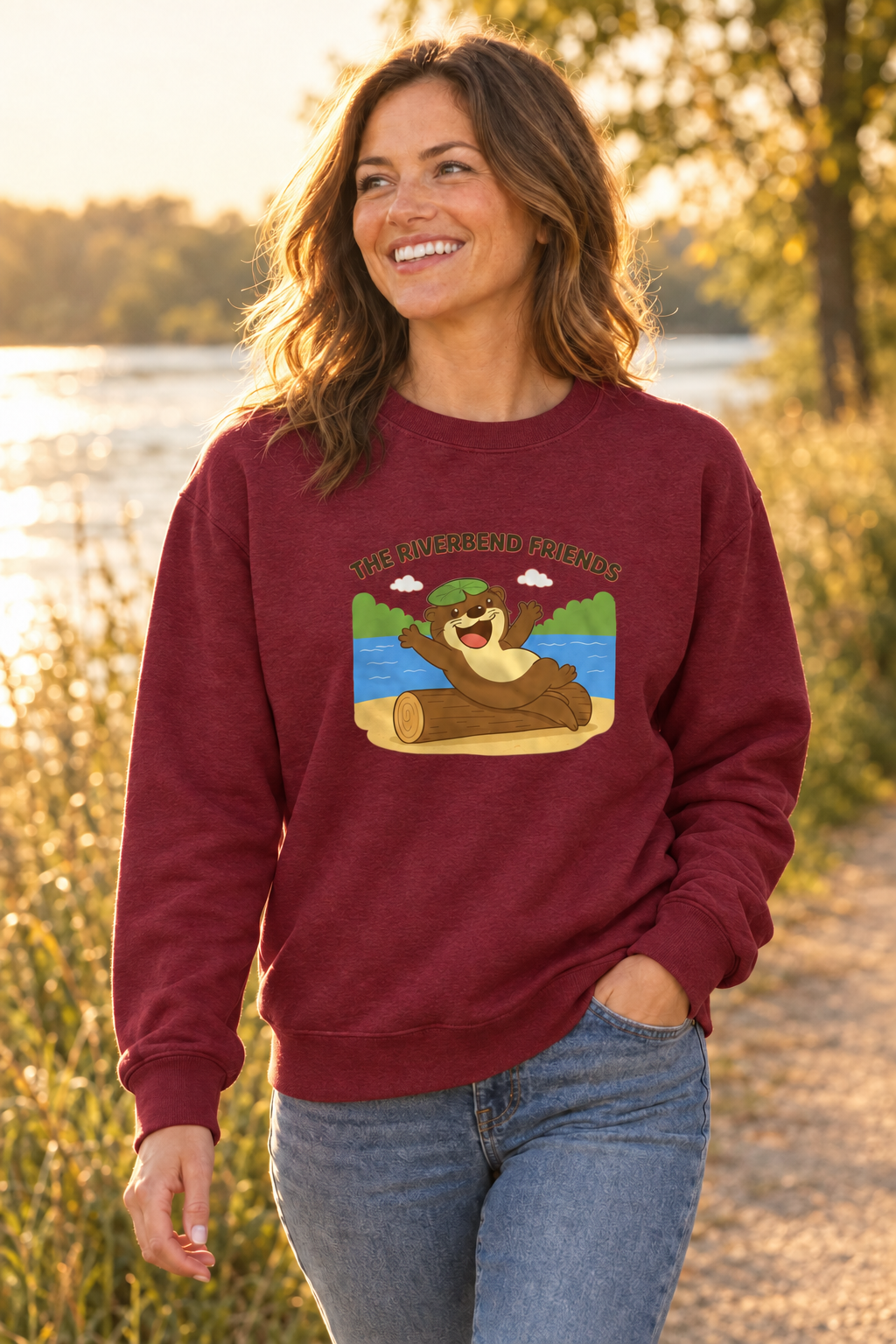 Riverbend Friends – Rio Full Scene AWDis JH030 Sweatshirt