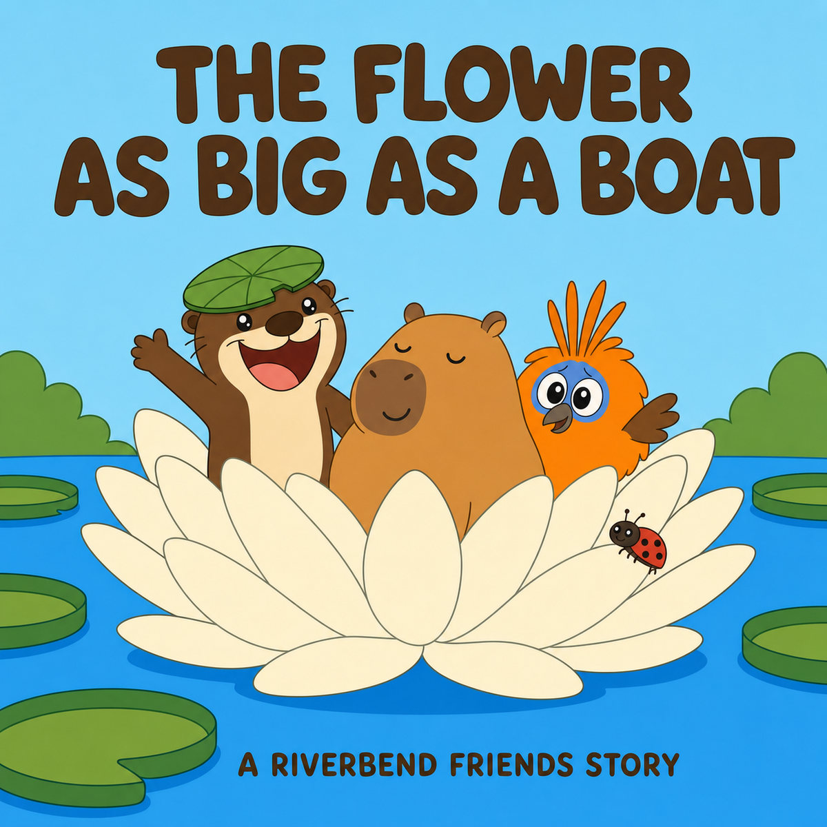 The Flower as Big as a Boat — A Riverbend Friends Story, cover key art