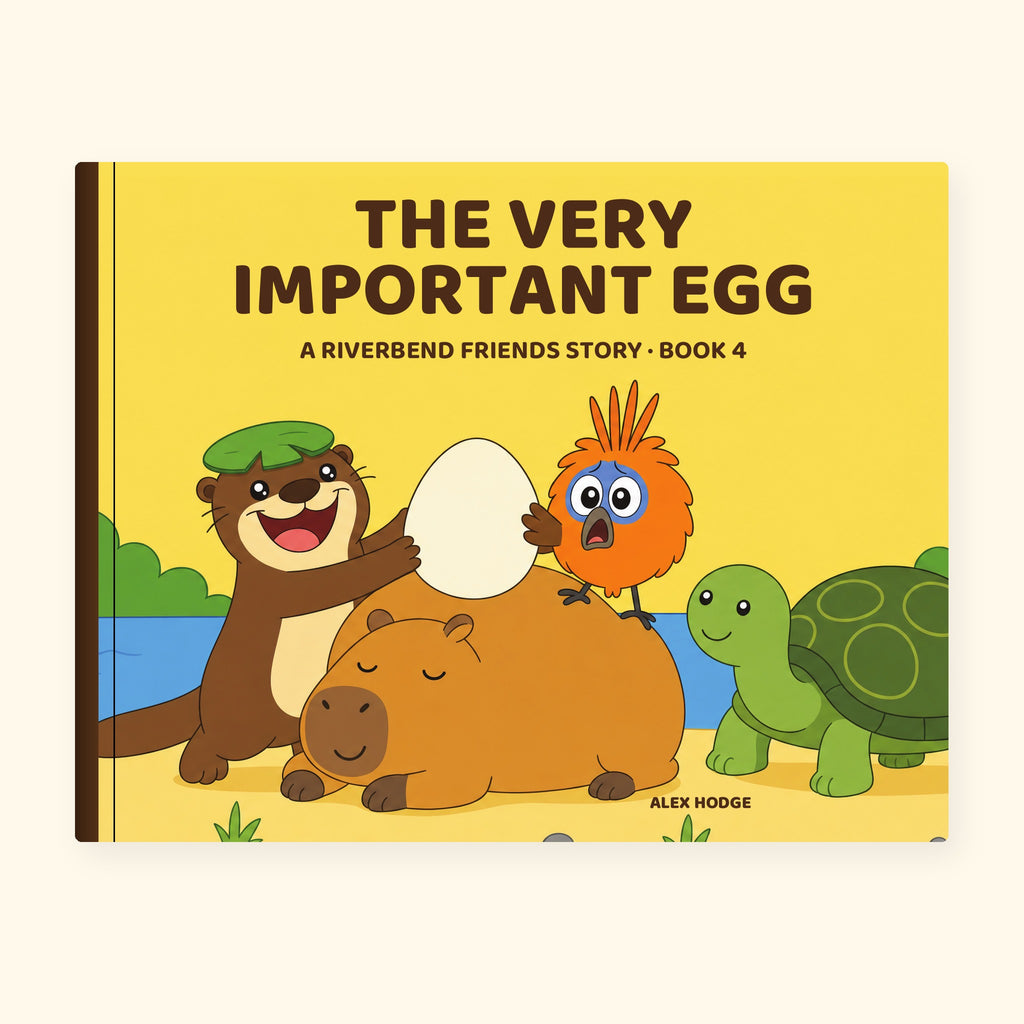 The Very Important Egg – hardback picture book, Book 4 of The Riverbend Friends