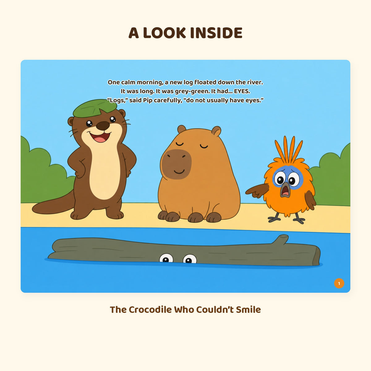 A look inside The Crocodile Who Couldn't Smile