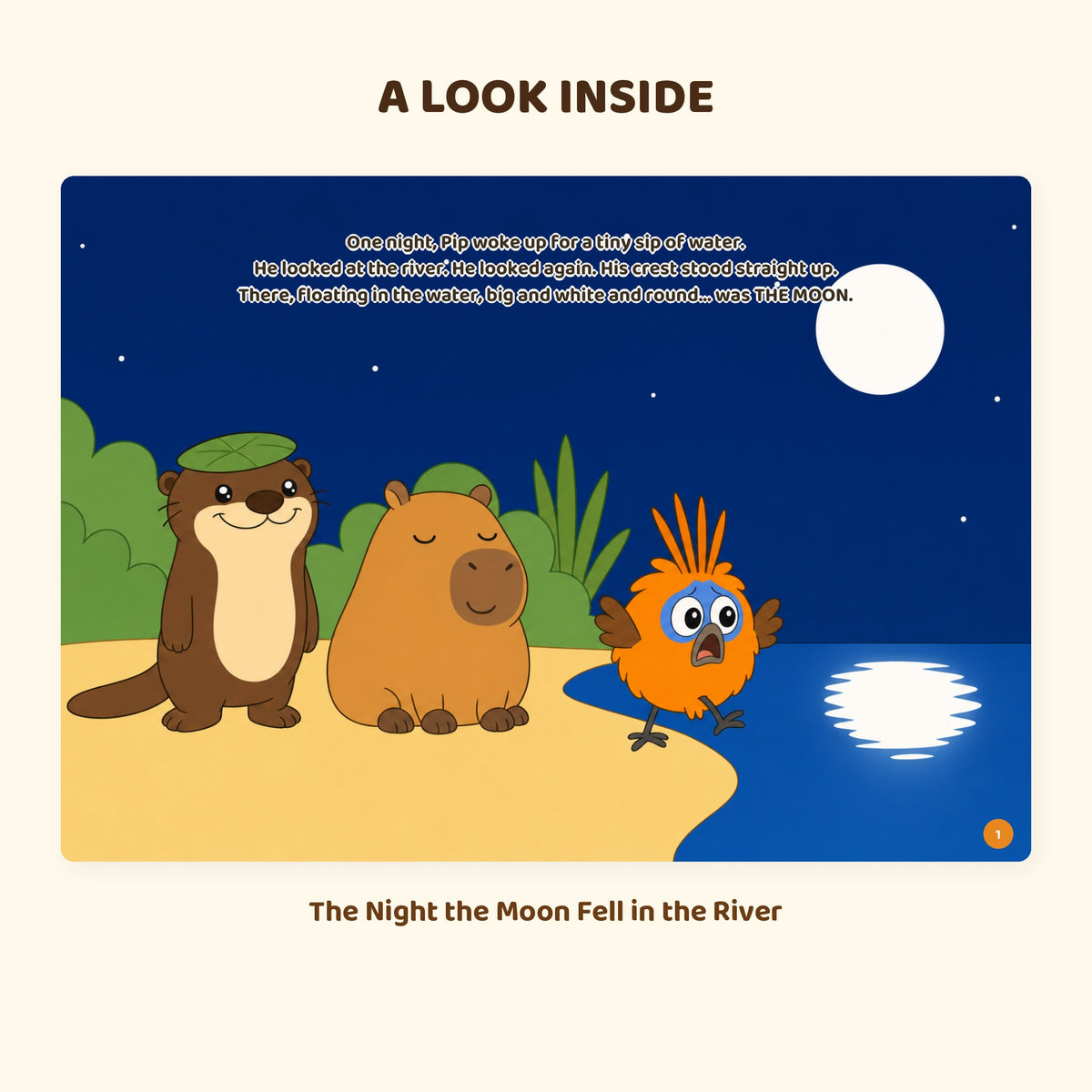 A look inside The Night the Moon Fell in the River